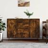 VidaXL Buffet, Sideboard with Legs, Storage Furniture, Living Room Organizer, Interior Living Room, Smoked Oak 827209
