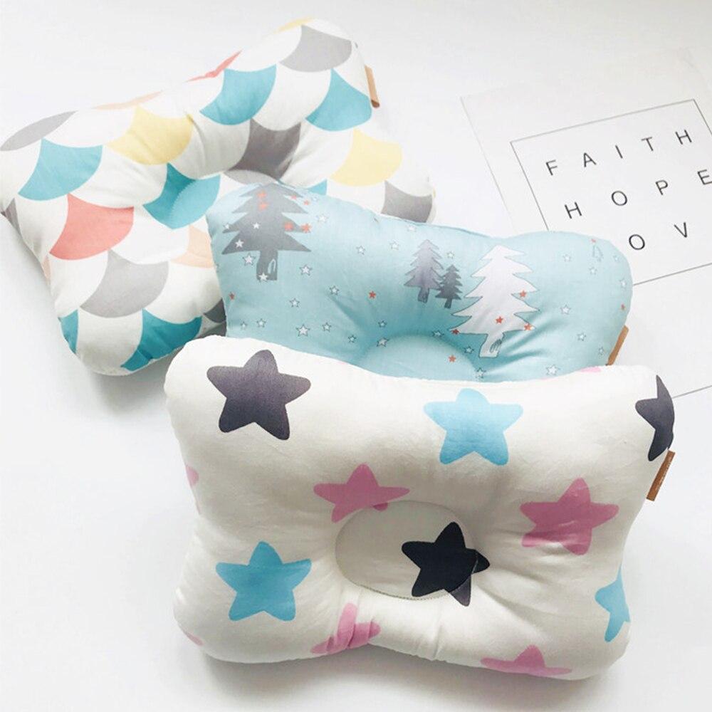 Newborn Baby Positioning Pillow 0-24 Month Baby Pillow Prevent Flat Head Infants Pillows Children Sleeping Bed Decoration