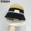 New Korean and Japanese Style Versatile Bucket Hat for Autumn and Winter Warm and Color Blocked Knitted Hat