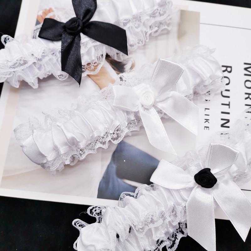Женское модное кольцо с бантом на ногу, сексуальное женское белье, кружевной пояс с цветочным принтом, пояс с бантом, петля для ног, свадебные подвязки, свадебное кольцо-чулок для косплея
