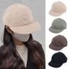 Sunscreen Short Brim Baseball Cap Solid Color Peaked Cap Casual Sun Hat  Outdoor