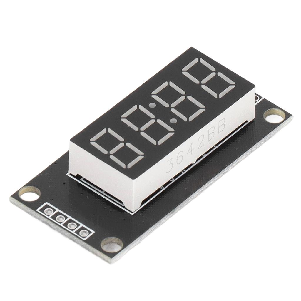 0,36 дюйма 4-значный цифровой светодиодный модуль синего дисплея с часами TM1637 2 Pin IO 5V
