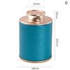 1Pc Solid Mini Empty Tea Tin Can Household Green Black Tea Sealed Jar Portable Travel Small Tea Packaging Box Paper Storage Can