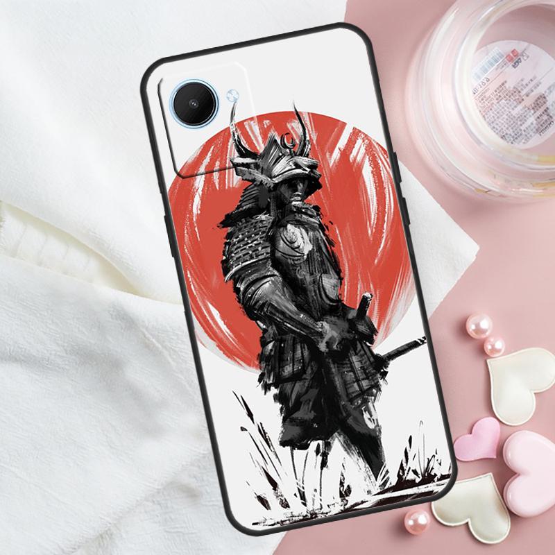 Samurai Warrior For Realme 14 Pro Plus 10 11 12 13 GT 7 Pro GT 5 6 6T C67 C61 C53 C51 C21Y C25S C75 C55 Case