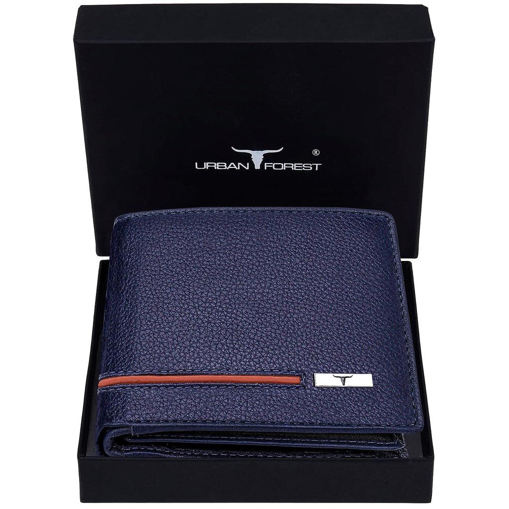 URBAN FOREST Stag Sand/Red Leather Wallet for Men