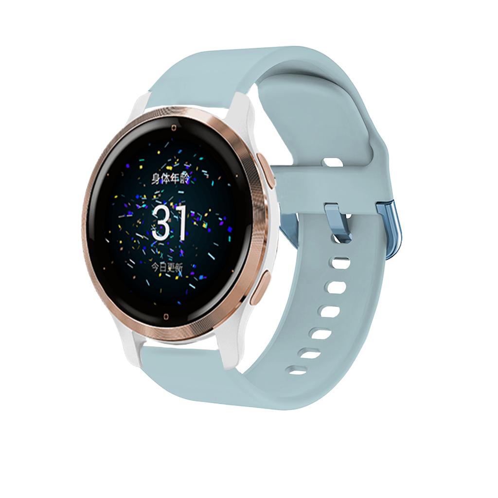 Резиновый ремешок для часов Garmin Venu 2S Band, легкий, цветной, с пряжкой, для часов Garmin Vivomove 3s/move3S, 18 мм