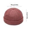 Cotton Round Hat Corduroy Skullcap Hat Cap Casual Hip Hop Hat  Unisex