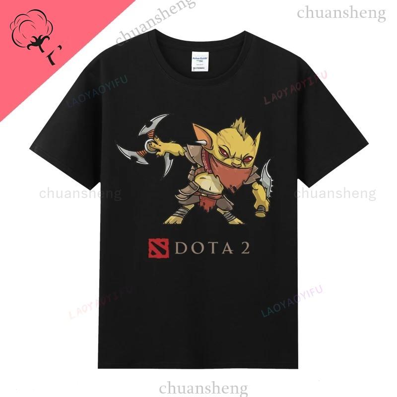 Игровая футболка Dota2 Футболка с принтом героя игры Топ Shadow Fiend Pudge Axe Slardar Sven Wraith King Cent Phoenix Унисекс Одежда