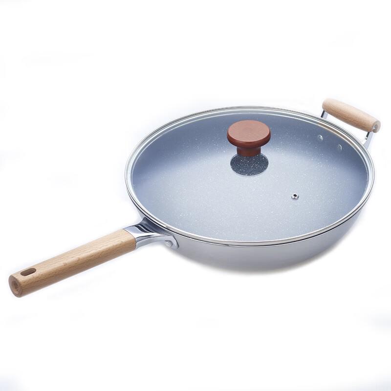 32cm Maifan Stone Non-Stick Stir-Fry Wok