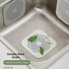 Silicone Sink Deodorant Mat with Hair Filter for Bathroom Floor Drain