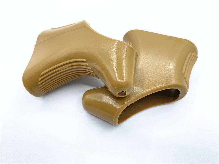 Одна пара коричневых накладок на тормозные ручки типа «щиток» для Campagnolo Nuovo / Super record