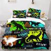 Пододеяльник с изображением динозавра из микрофибры для детей, милый комплект постельного белья с изображением животных из серии «Юрский период», покрывало для девочек, мальчиков и подростков