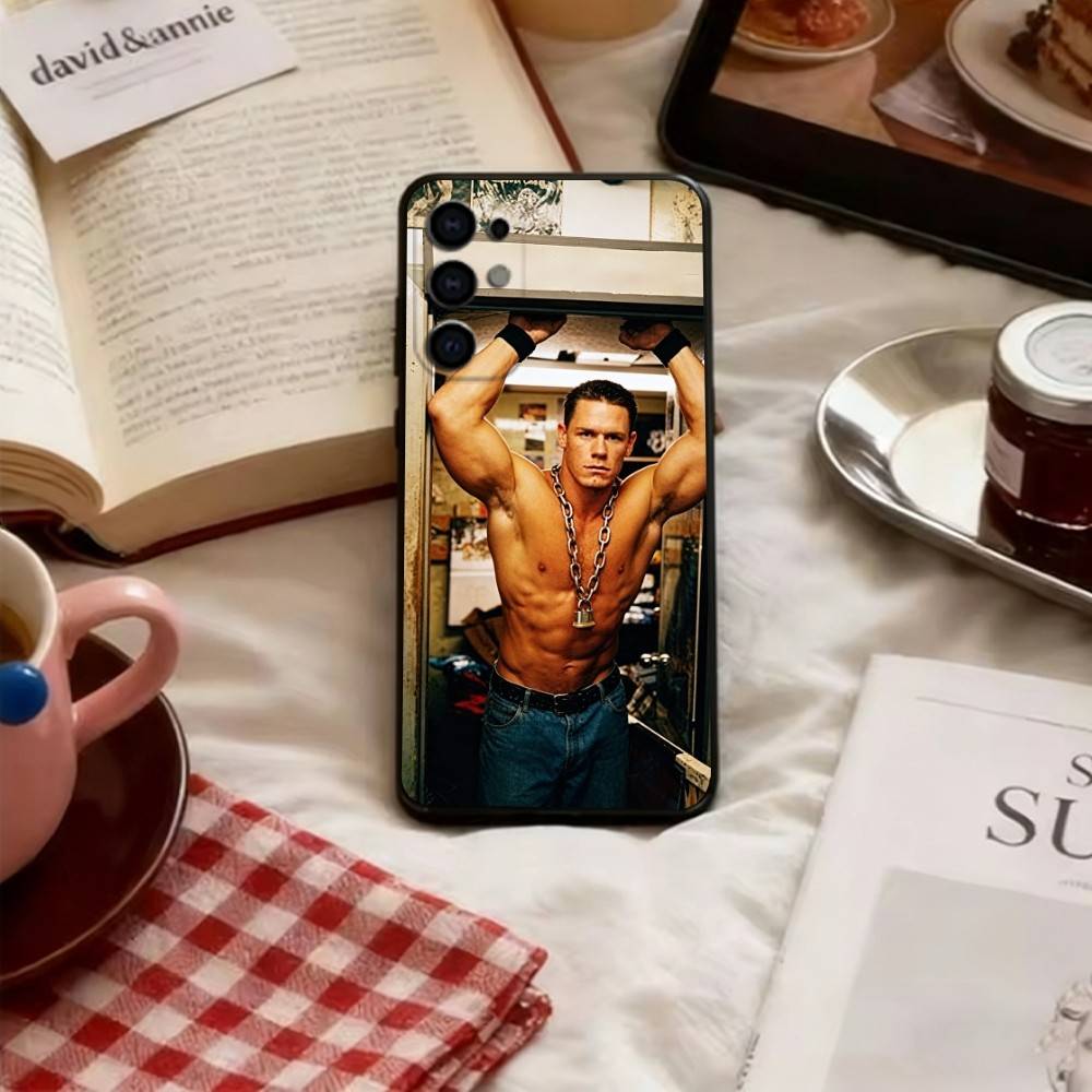 Чехол для телефона рестлера Джона Сины Мягкий черный Для Samsung S25,S24,S21,S22,S23,S30,Ultra,S20,Plus,Fe,Lite