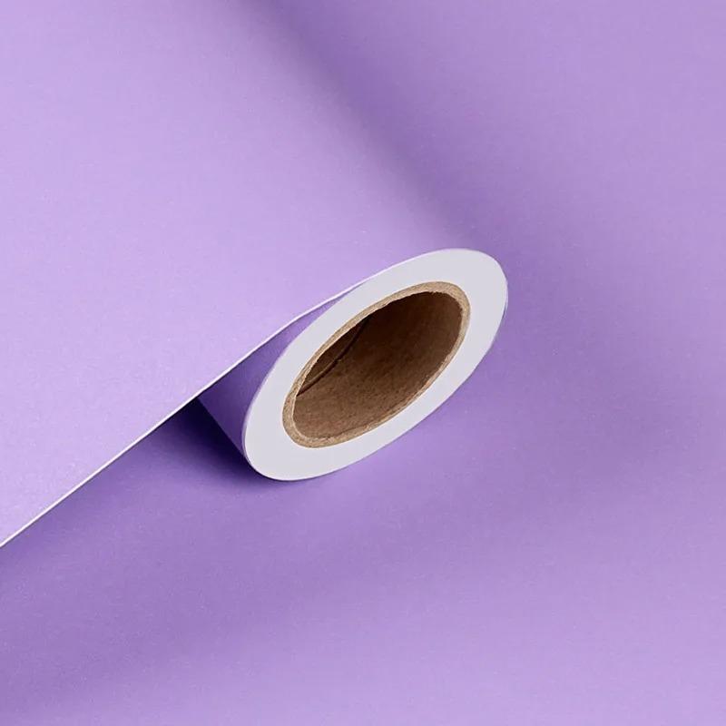 ПВХ Водонепроницаемые Матовые Обои Темно-зеленые Виниловые Самоклеящиеся Наклейки для Стен Мебели Гостиной Контактная Бумага Домашний Декор