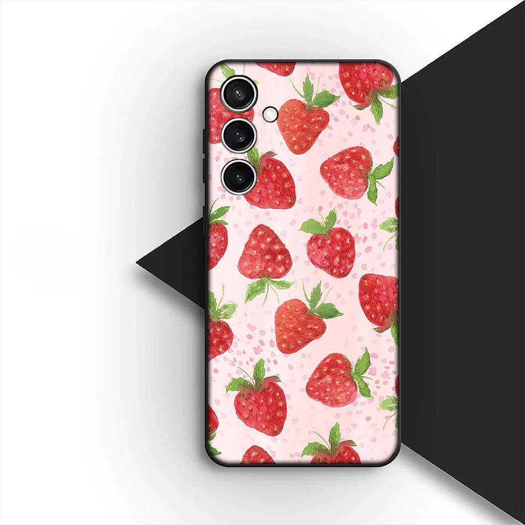 Cover for Samsung Galaxy S10 S8 S9 Plus A33 A34 A31 70 A71 A72 Note 20 9 8 S10E Phone Case Watermelon Fruit Strawberry Summer
