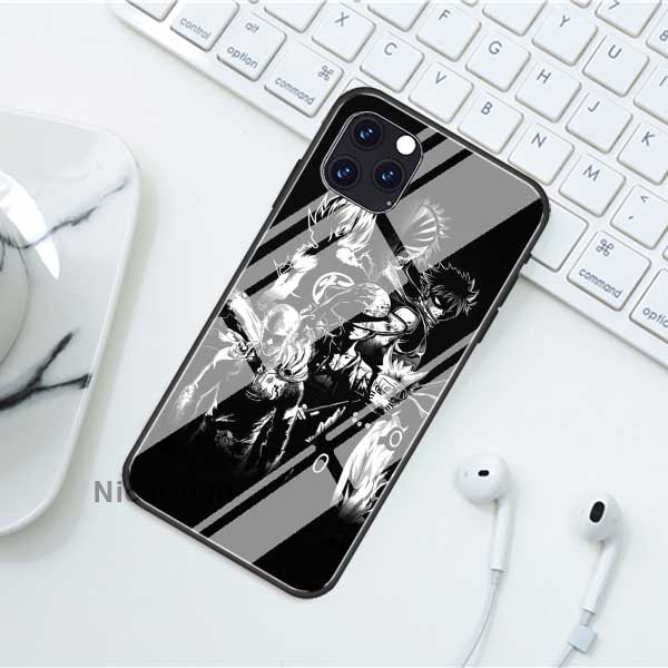 Цельные чехлы с аниме «Луффи» для iPhone 13 12 Mini 11 Pro X XS XR Max 7 8 Plus 6 6S SE, чехол из закаленного стекла, чехол для телефона