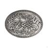 Viking Brooch Pin, Clothing Clasps Cape Shawl Scarf Retro Badge Jewelry - Silver
