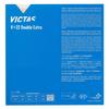 VICTAS Table Tennis Rubber V>22 Double Extra Back Soft Red 200070 MAX