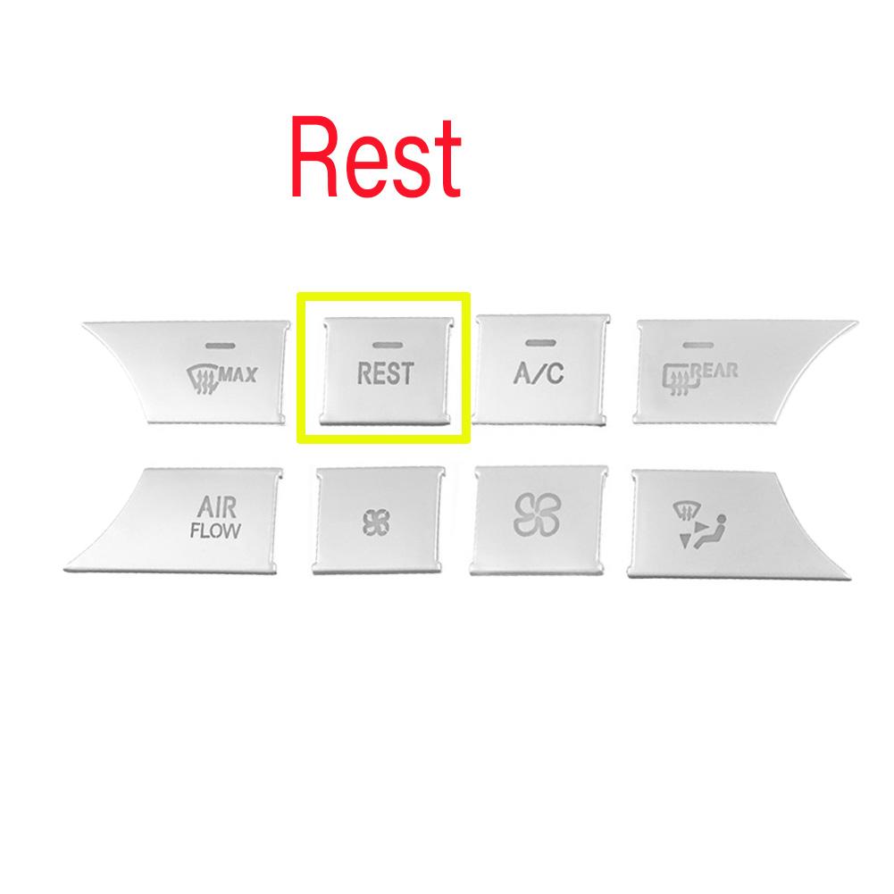 Автомобильные кнопки AC Dash, крышка, кнопки регулировки громкости, наклейки для Mercedes Benz GLE SL M ML GL CLS AMG C