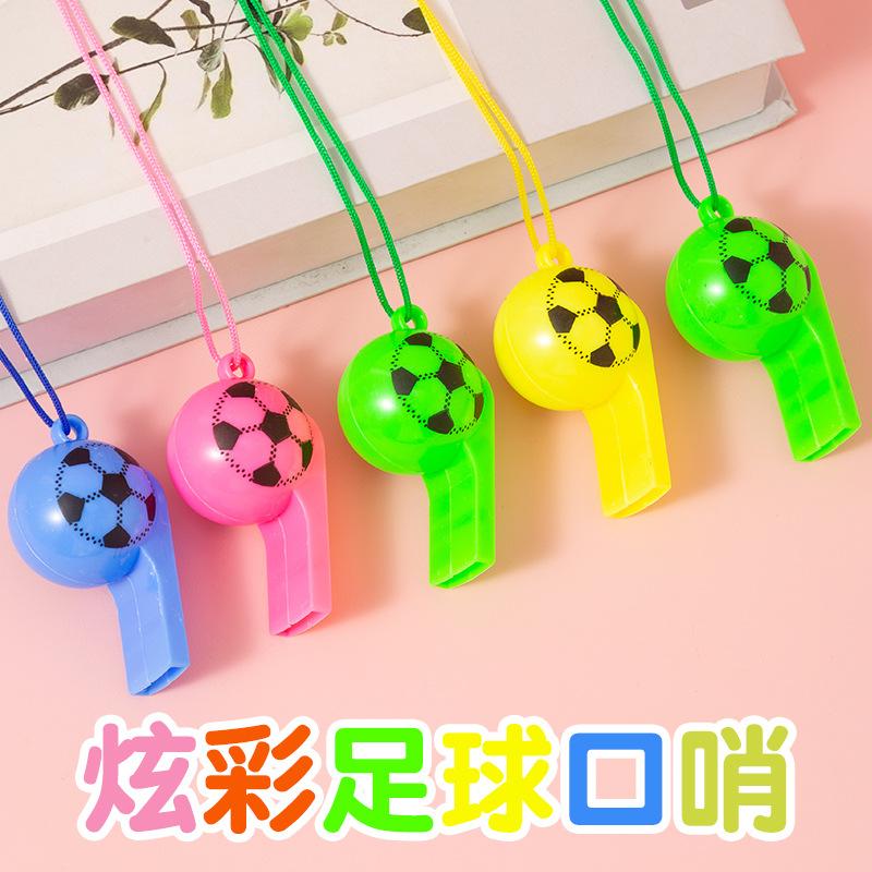 Plastic Smile Whistle World Cup Football Referee Whistle Kids Cheering Toy Novelty Gift