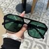 New Fashionable Classic Square Men'S Sunglasses Retro Neutral Large Frame Street High End Cycling Sunscreen Sunglasses