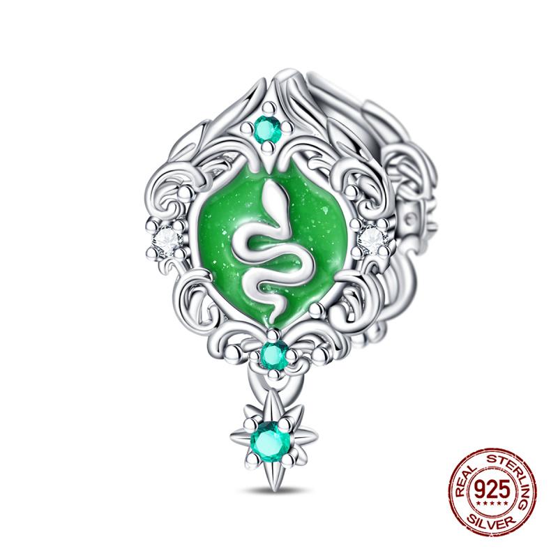 New In Original Charms Copper Sweet Pink Robot Charm Beads Fits 3Mm Original Bracelets For Womens Diy Fine Jewelry Gift