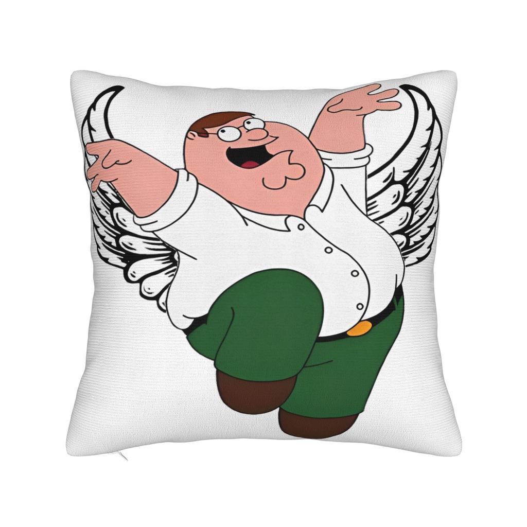 Decorative Pillow Cover F-Family Funny Guy Merch Seater  Pillow Case Cover Zipper Multiple Sizes