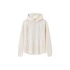 Plain Hooded Windbreaker Outdoor Sports Jacket Women Jacket Vanilla Cream 962415701-2