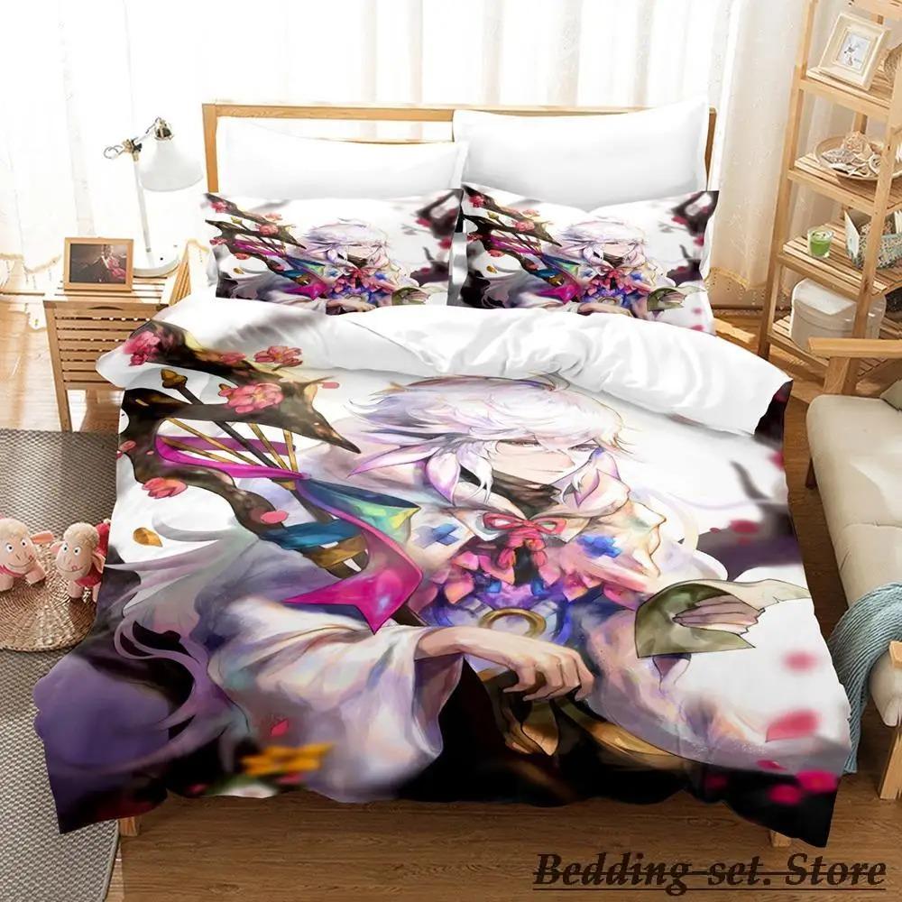 Fate Grand Order, Merlin Постельное белье Single Twin Full Queen King Size Bed Set Aldult Kid Bedroom Duvetcover Sets Anime