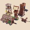 MOC Ancient Roman Military Scene Siege Hammer Arrow Tower Sentry Building Blocks Children's Toys