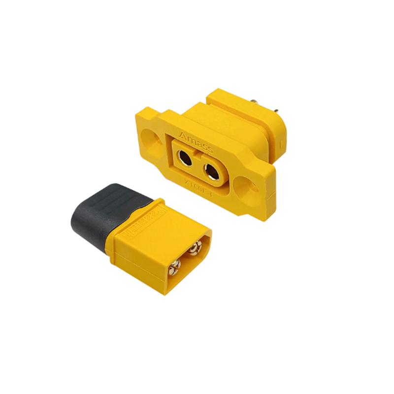 1PCS XT60E-F Mother Aircraft Power Supply With Fixed Battery Interface Model Motor Electrically Adjustable Dust Cover