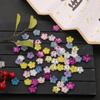 10pcs Acrylic Imitation Shell Flower Pendant Charm Beads for Jewelry Making Antique Accessories