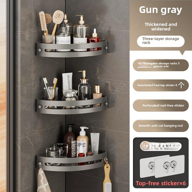Без перфорации полка для ванной комнаты туалет умывальник унитаз настенный треугольный стеллаж для хранения туалетная стойка