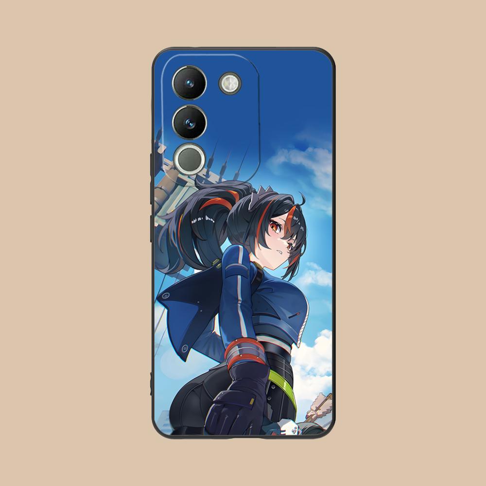 Zenless Zone Zero ZhuYuan Матовый чехол для мобильного телефона для VIVO V60 V50 V40 V30 V29 V27 V25 V23 Pro Lite 5G Цветная печать