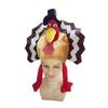 Thanksgiving Cartoon Turkey Plush Hat Decoration