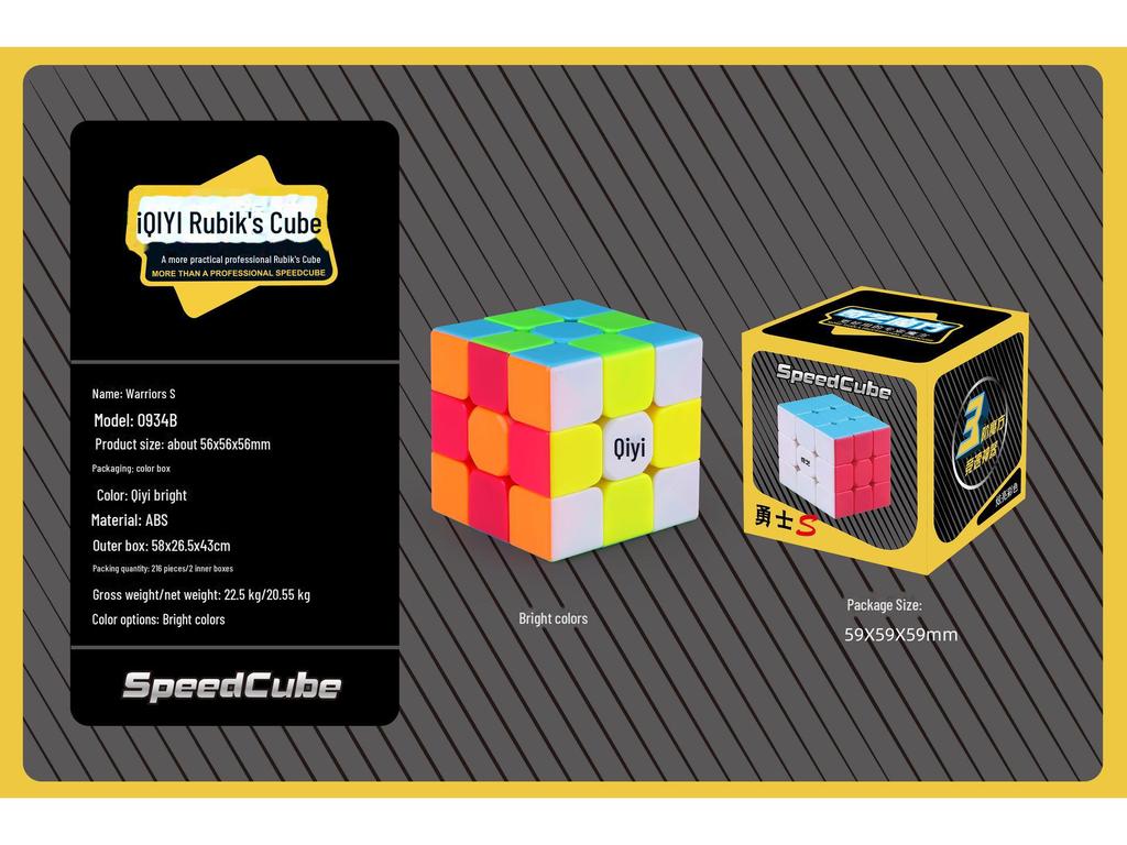 Qiyi Multi-Level Rubik's Cubes for Kids - Educational Toy Set