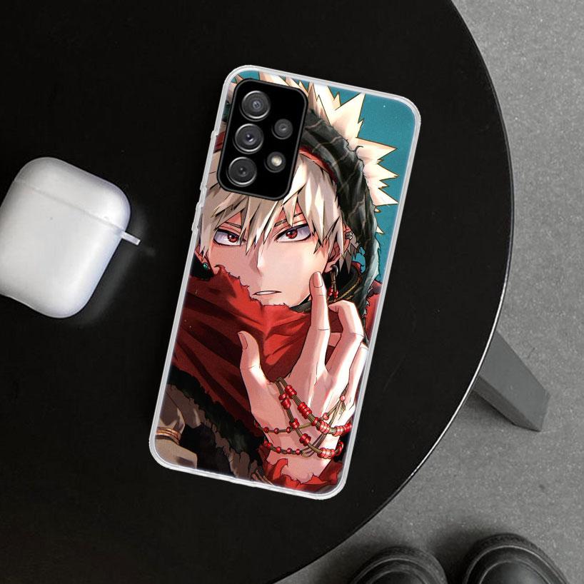 Чехол для телефона Dakugou Katsuki MHA My Hero для Samsung Galaxy A12 A22 A32 A52 A72 A02S A51 A50S A31 A20S A10S Note 20 Ultra 10