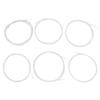 6PCS Oud Strings Set 1G 2D 3A 4E 5B 6F Nylon SilverPlated Copper Alloy Replacement