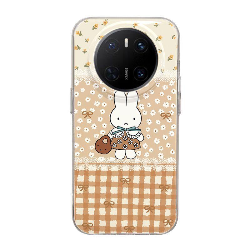 Applicable to Huawei matepro mobile phone case high value niche HUAWEImate atmosphere floral Miffy Rabbit