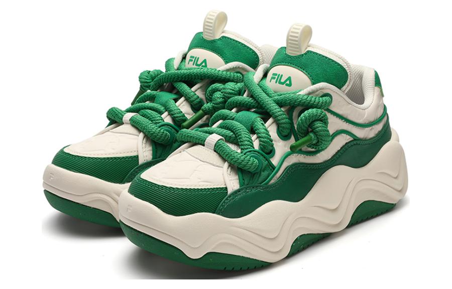 Women's Sneakers FILA Fashion Skate Shoes 'White Green' Women's