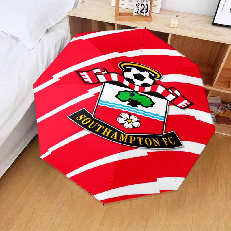 1PC Fc Crest Design Printed Umbrella Folding umbrella, automatic umbrella 8-Frame for Travel, camping Fan gifts Christmas Gifts