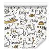Funny kittens wallpaper for living room and bedroom 50x1000