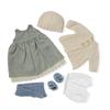 BlissfulPixie Handmade Waldorf Doll Clothes 30cm Clothing Set with Nice Box Girls Christmas Birthday Gift - Magda Clothing Accessories