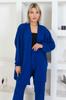 Женский стильный креповый костюм большого размера под верхнюю одежду больших размеров с курткой и брюками