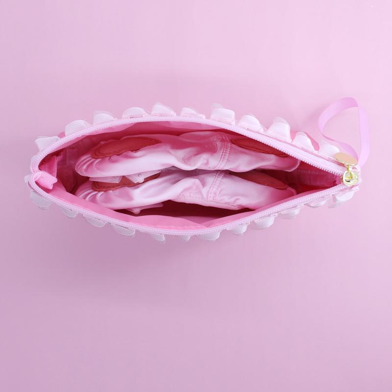 13*24.5СМ Кружевная сумка для хранения танцевальной обуви Детская водонепроницаемая атласная сумка-органайзер для канцелярских принадлежностей Сумка для хранения танцевальной обуви