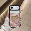 Черный корпус из акрила для кейса с кошачьим бантом для Apple 17 Pro Max/17/17 Pro/17 Air/16