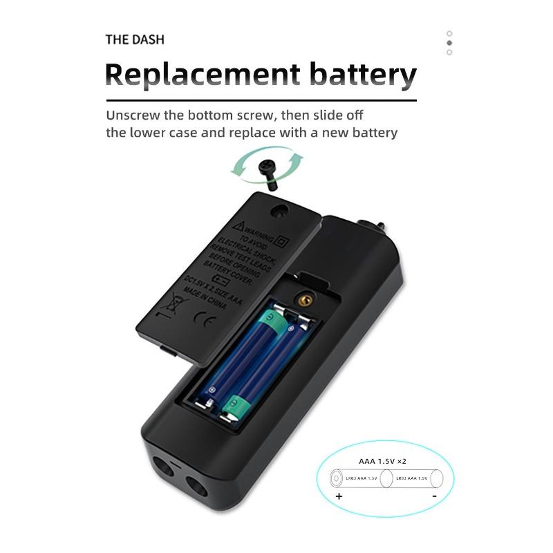 Мини-мультиметр A1, цифровой ЖК-тестер, детектор напряжения, 2000 отсчетов, постоянное/переменное напряжение, частотное сопротивление NCV, измеритель истинного RMS