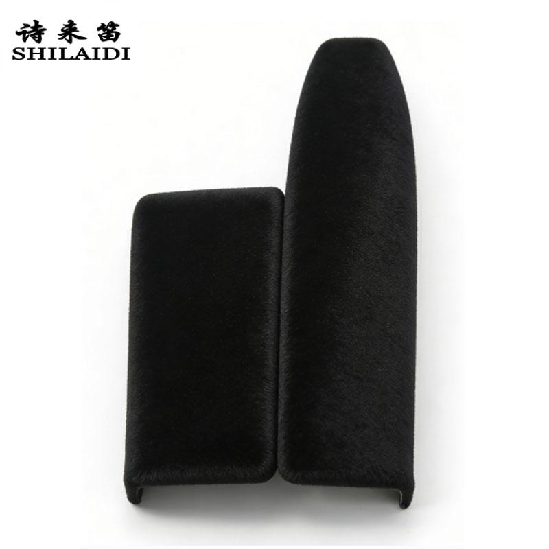 Suede For Mercedes Benz C Class W204 W205 W206 2007-2026 Car Rear Air Vent outlet Anti-Kick Cover Stowing Tidying Armrest Trim