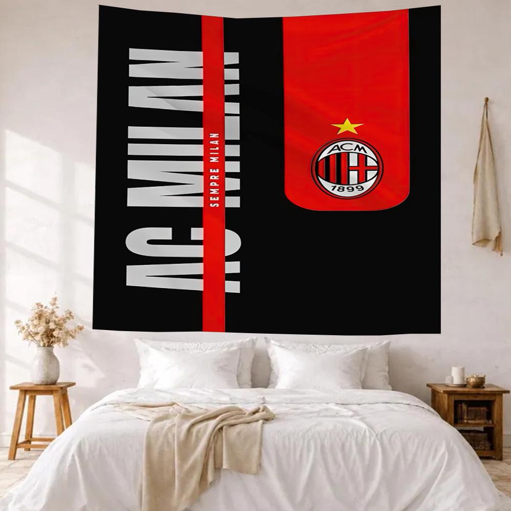 Ac Milan Wall Decor Tapestry Art For Pet Memorial Birthdaywedding Party Backdrop Family Gift