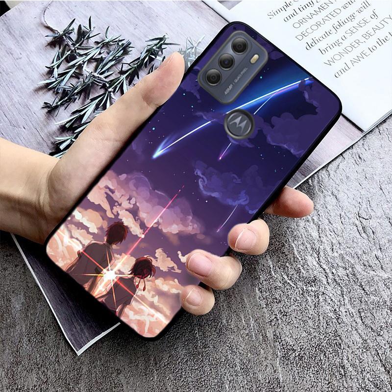 Чехол Kiminonawa Your Name для телефона Motorola Moto E32 E20 E40 G22 G52 G20 G30 G100 G60 G50 G10 GPure GStylus G9 One Action Macro